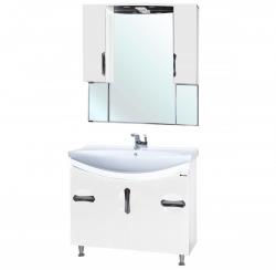 Тумба с раковиной Bellezza Лагуна 105 белая